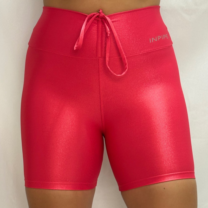 Short Fitness com Laço Power Kapana Vermelho