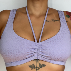 Top Fitness com Laço Power Jacquard Lucy