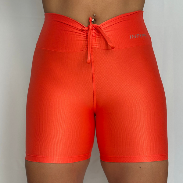 Short Fitness com Laço Power Kapana Laranja